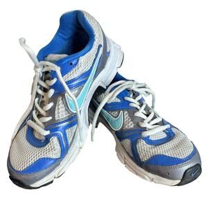 NIKE Air Retaliate Womens Sz 6.5 White and Blue 429647-101